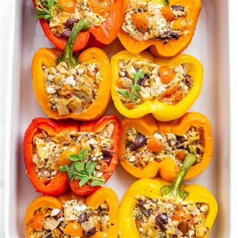 10 Delicious and Healthy Mediterranean Stuffed Peppers Recipes