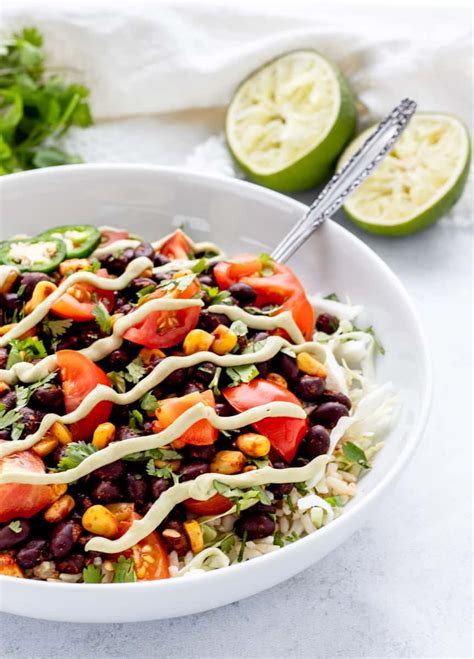 Quinoa and Black Bean Burrito Bowl